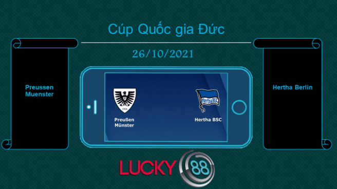 LUCKY88 Preussen Muenster vs Hertha Berlin , Tip bóng đá miễn phí ngày 26/10/2021