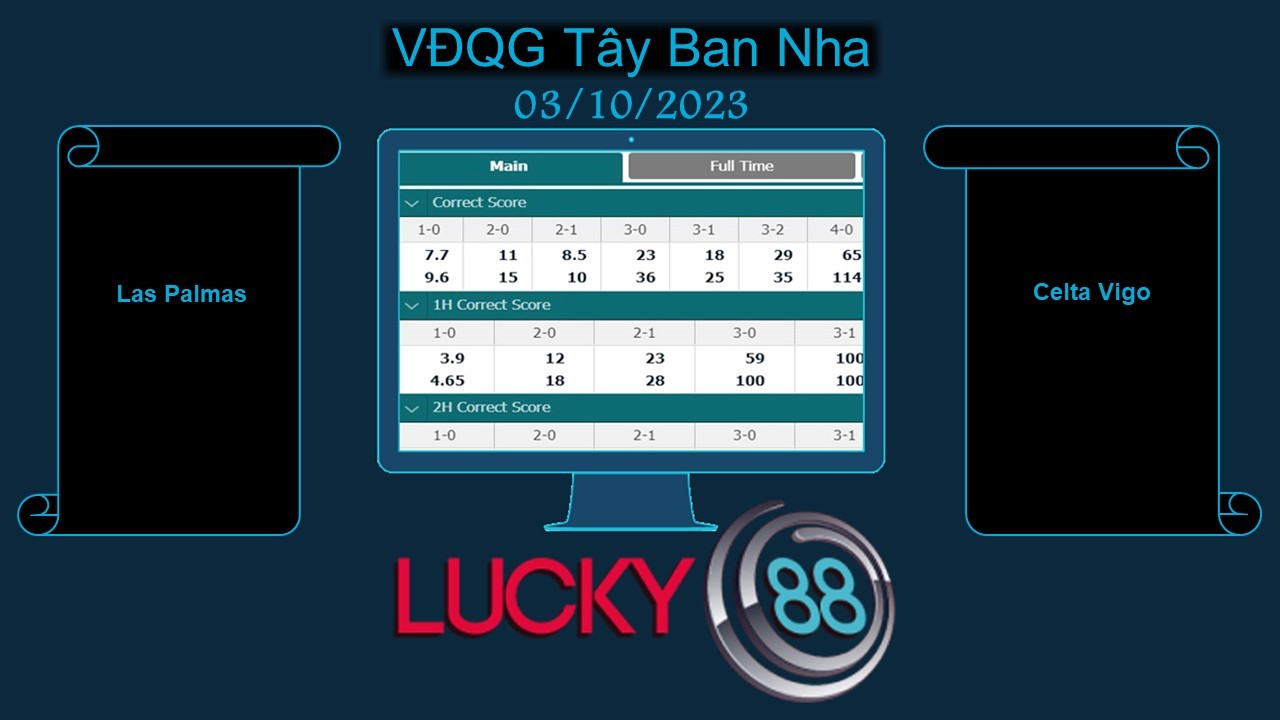 LUCKY88 Las Palmas vs Celta Vigo, Soi kèo bóng đá hôm nay 03/10/2023, VĐQG Tây Ban Nha